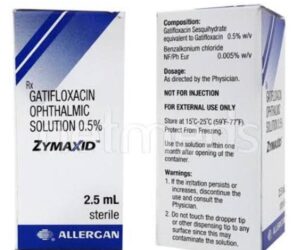 zymaxid eye drops