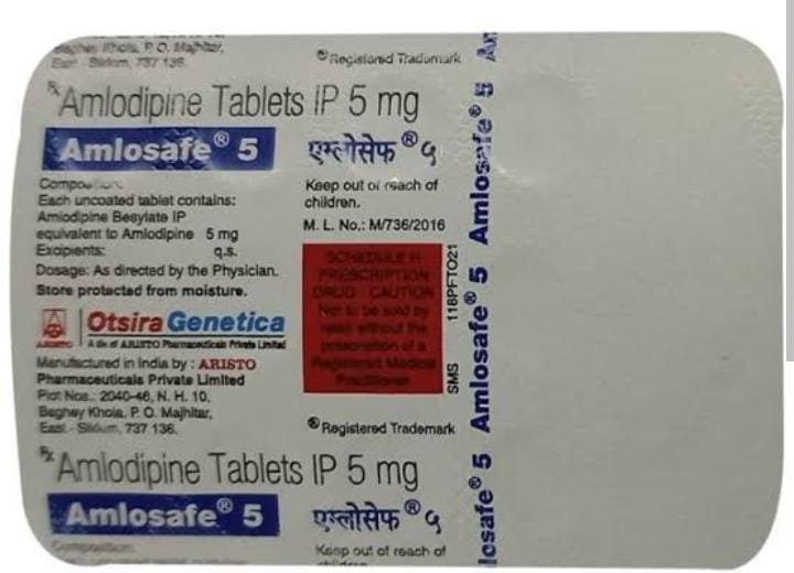 Amlosafe 5 mg
