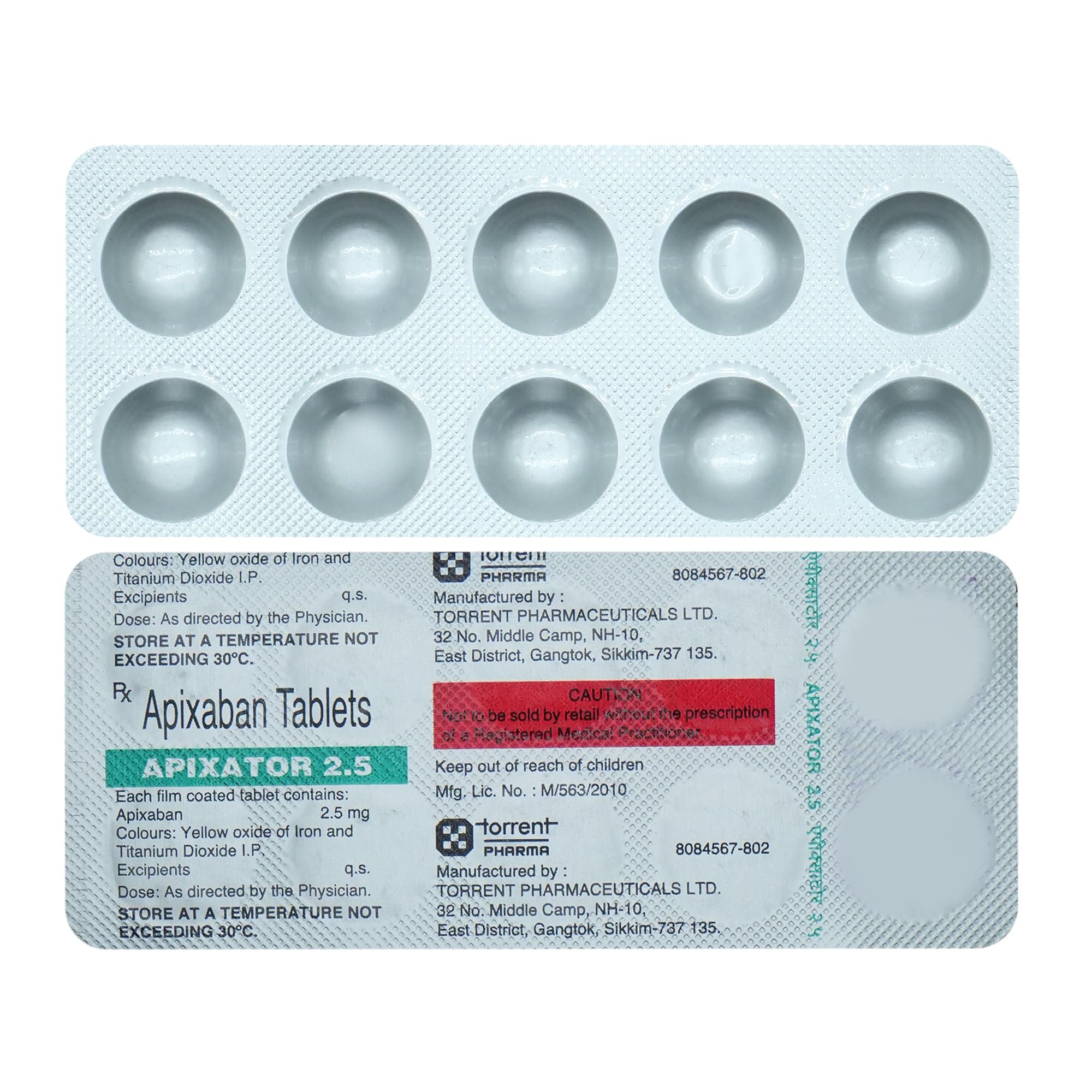 Apixator 2.5 tab