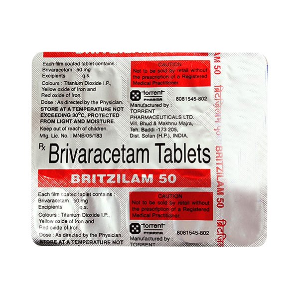 Britzilam 50 tab