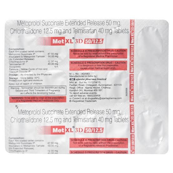 Met XL 3D 50/12.5 tab