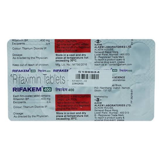 Rifakem 400 tab