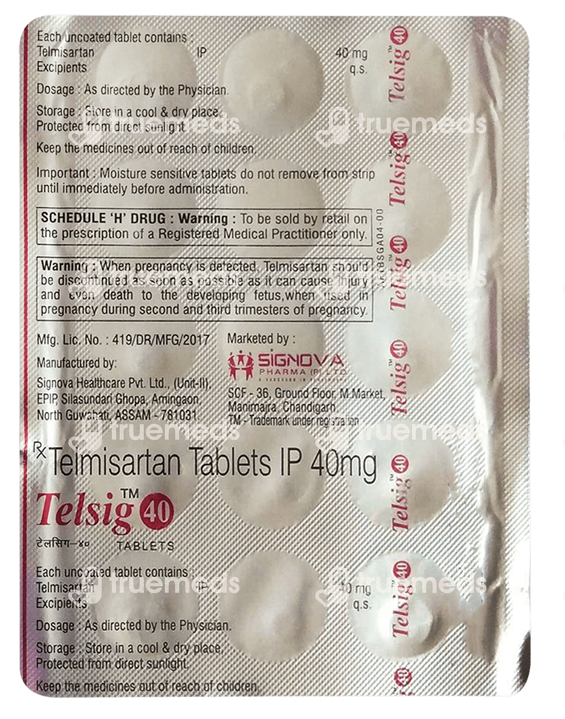 Telsig 40 tab