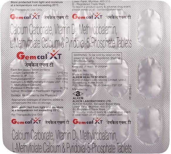Gemcal XT tab