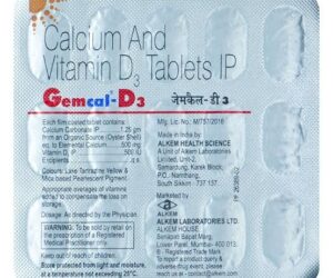 Gemcal-D3 tab