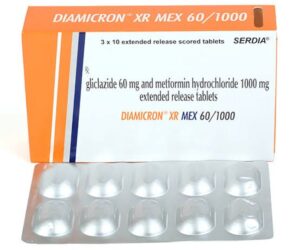 Diamicron XR MEX 60/1000 tab