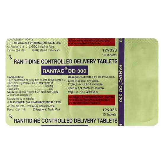 Rantac OD 300 tab