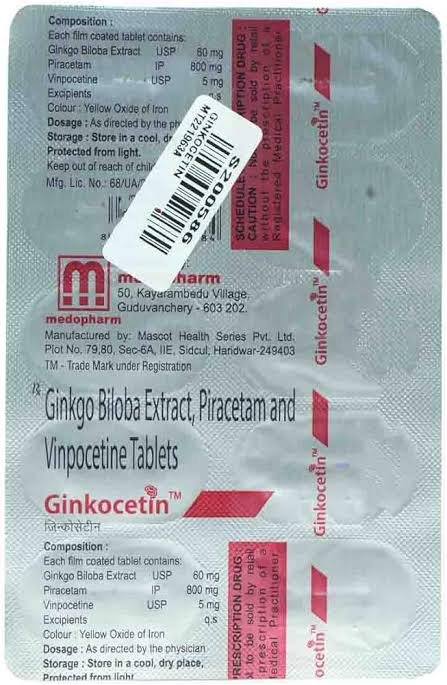 Ginkocetin tab