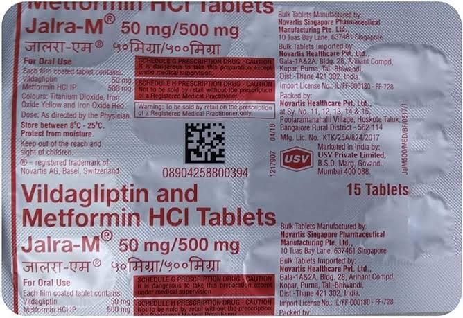 Jalra-M 50/500mg tab