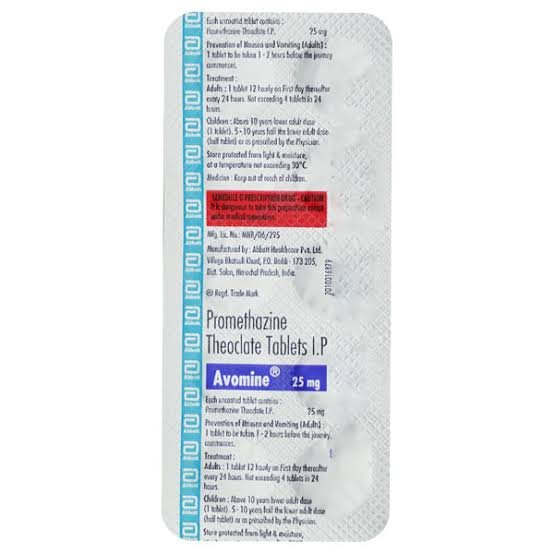 Avomine 25 tab