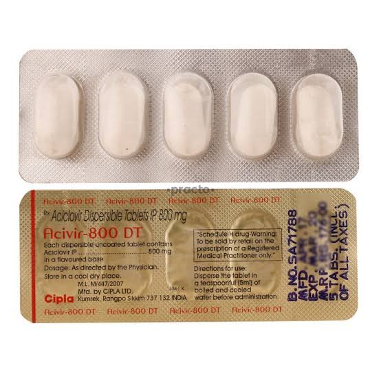 Acivir-800 DT tab