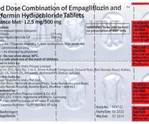 Jardiance Met 12.5/500mg