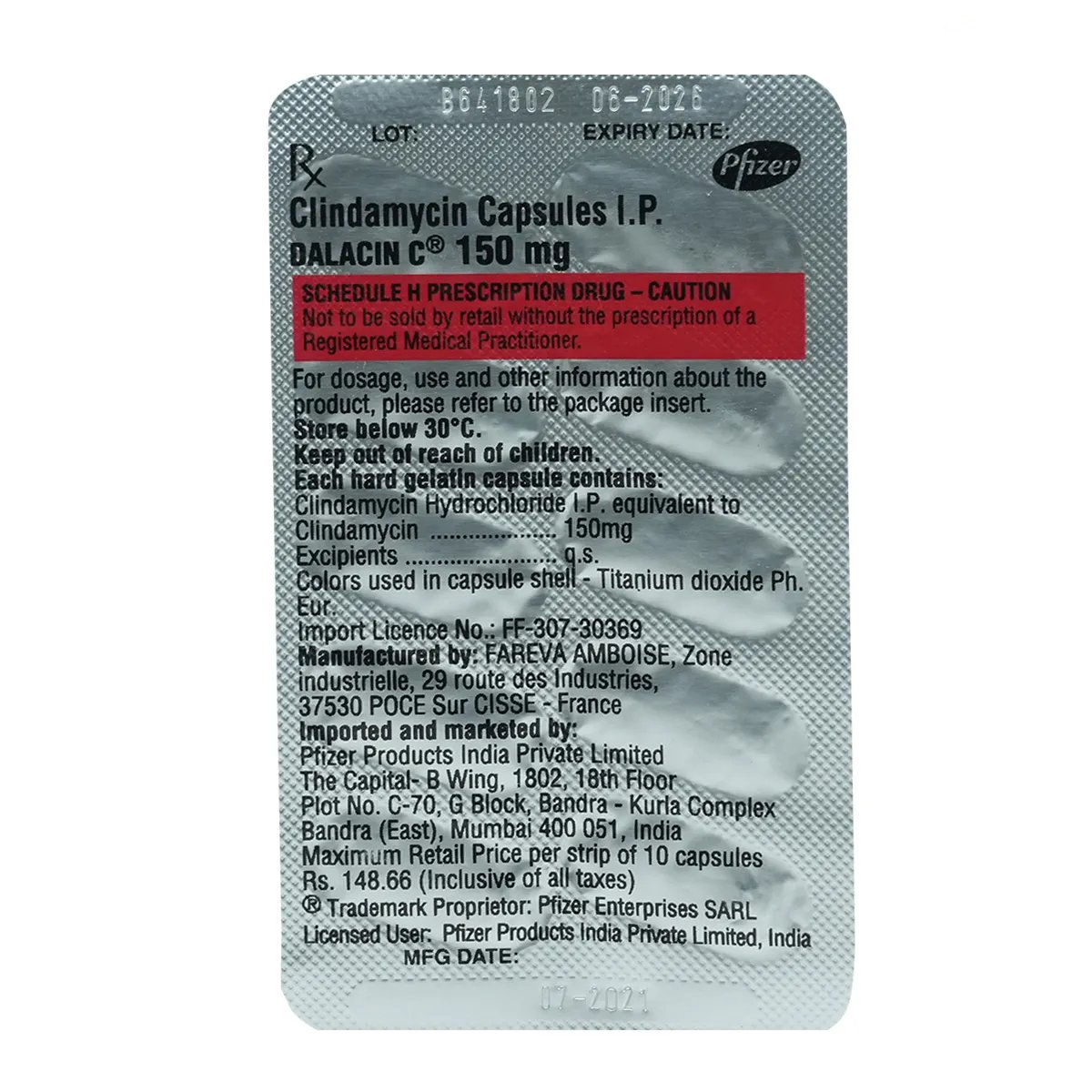 Dalacin C 150mg
