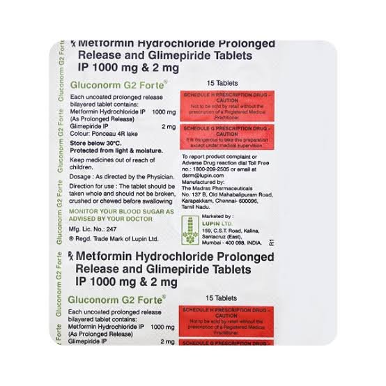 Gluconorm G2 forte