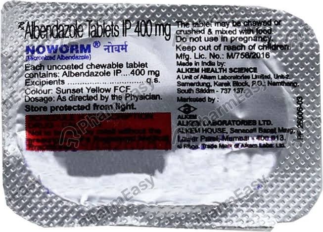 Noworm tab