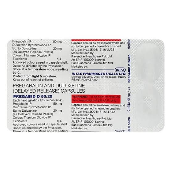 Pregabid D 50/20
