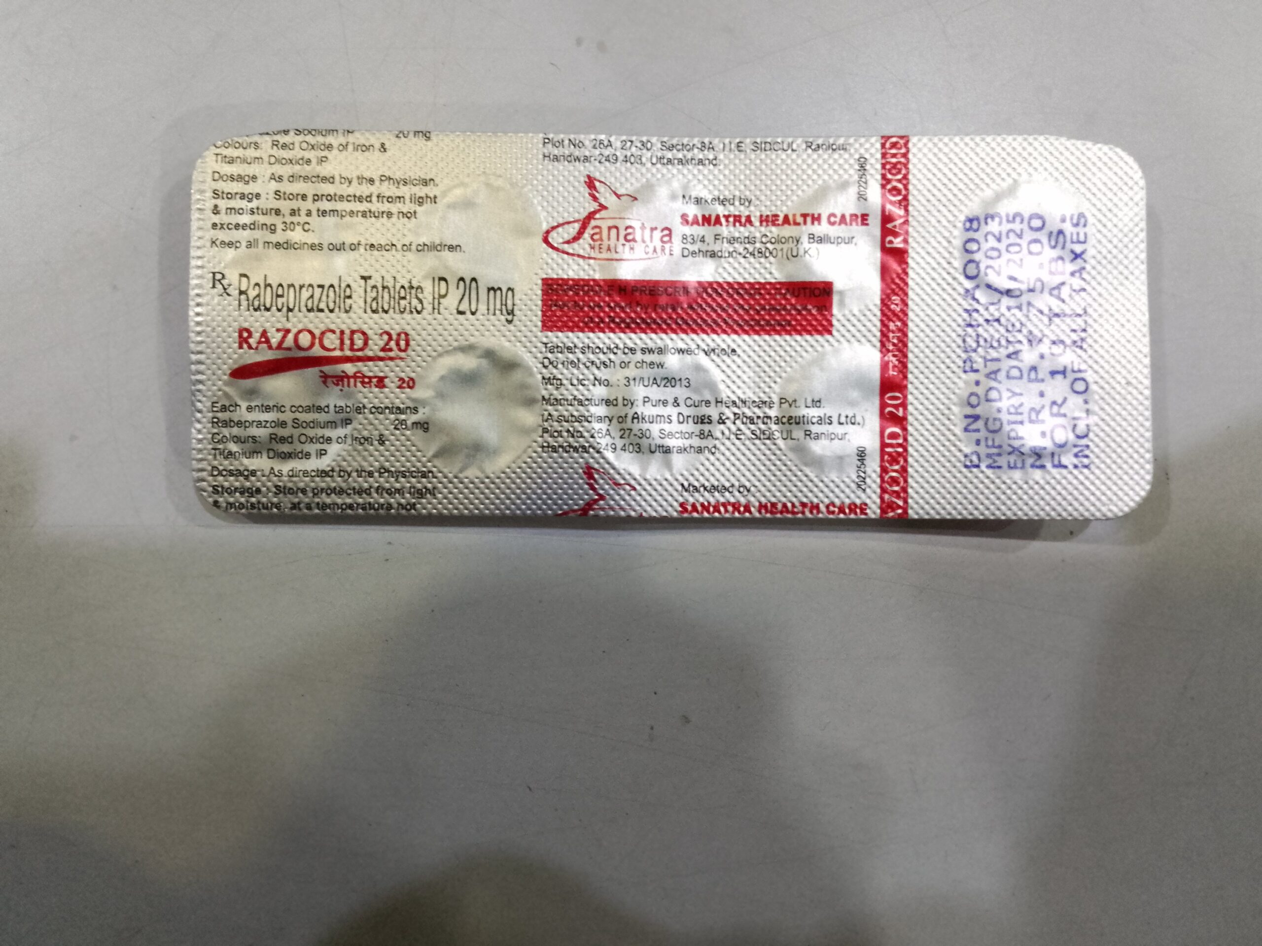 Razocid 20 tab