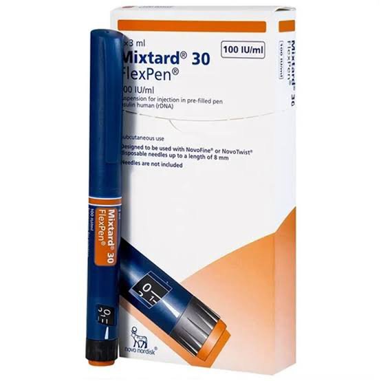 Mixtard 30 flex pen