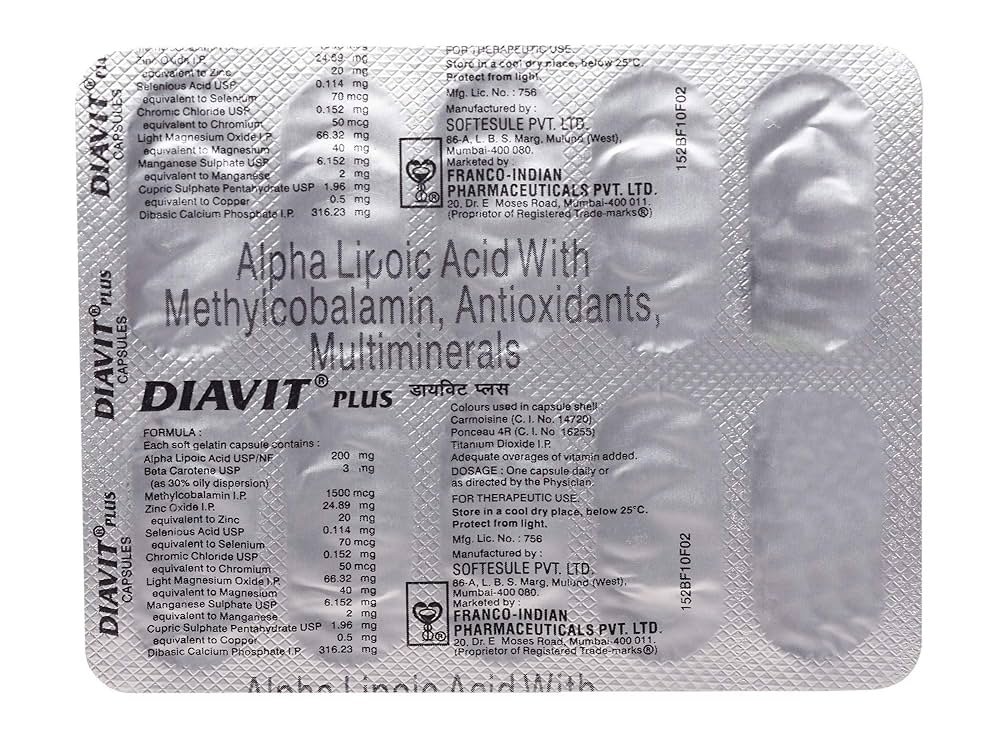 Diavit plus cap