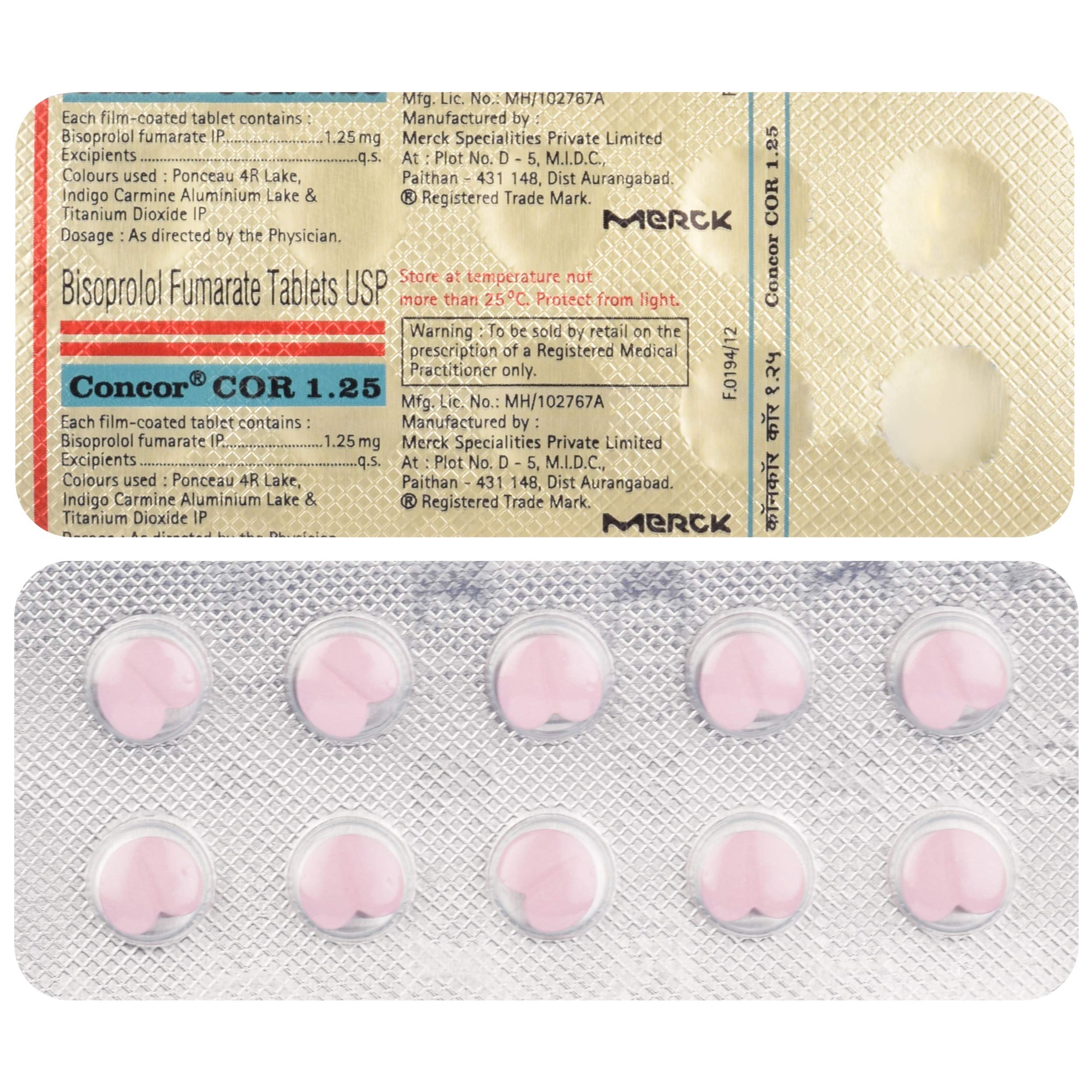 Concor 1.25 tab