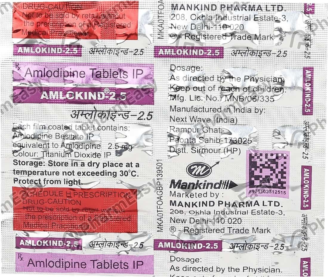 Amlokind 2.5 tab