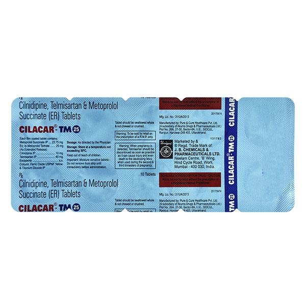 Cilacar TM 25mg