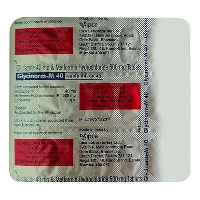 Glycinorm M 40mg tab