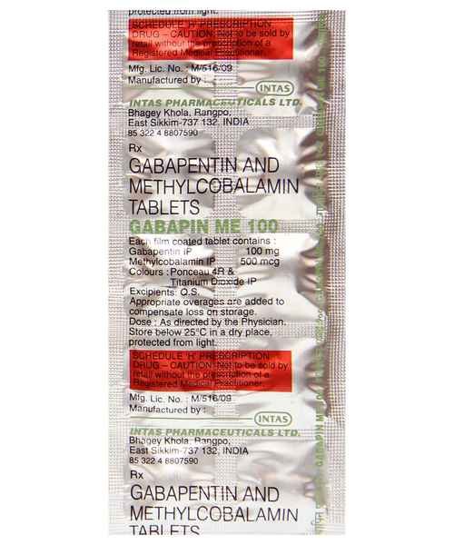 Gabapin me 100